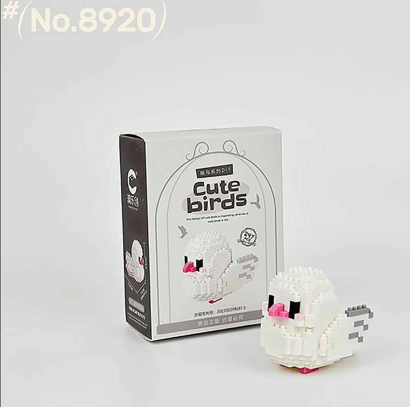 Colorful Parrots Building Block Set