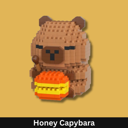 Cute Capybara Building Block Set