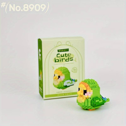 Colorful Parrots Building Block Set