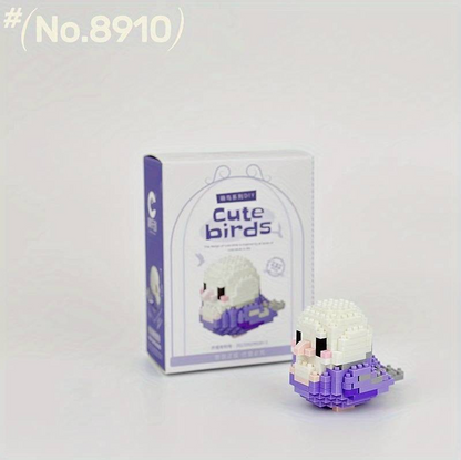 Colorful Parrots Building Block Set