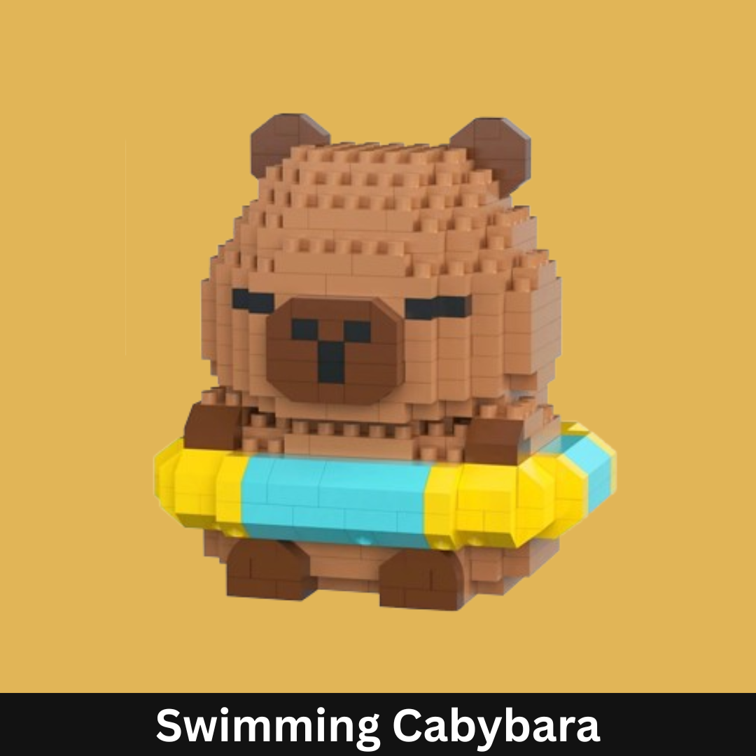 Cute Capybara Building Block Set