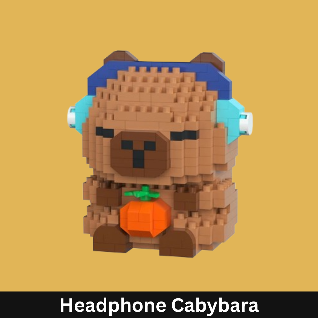 Cute Capybara Building Block Set