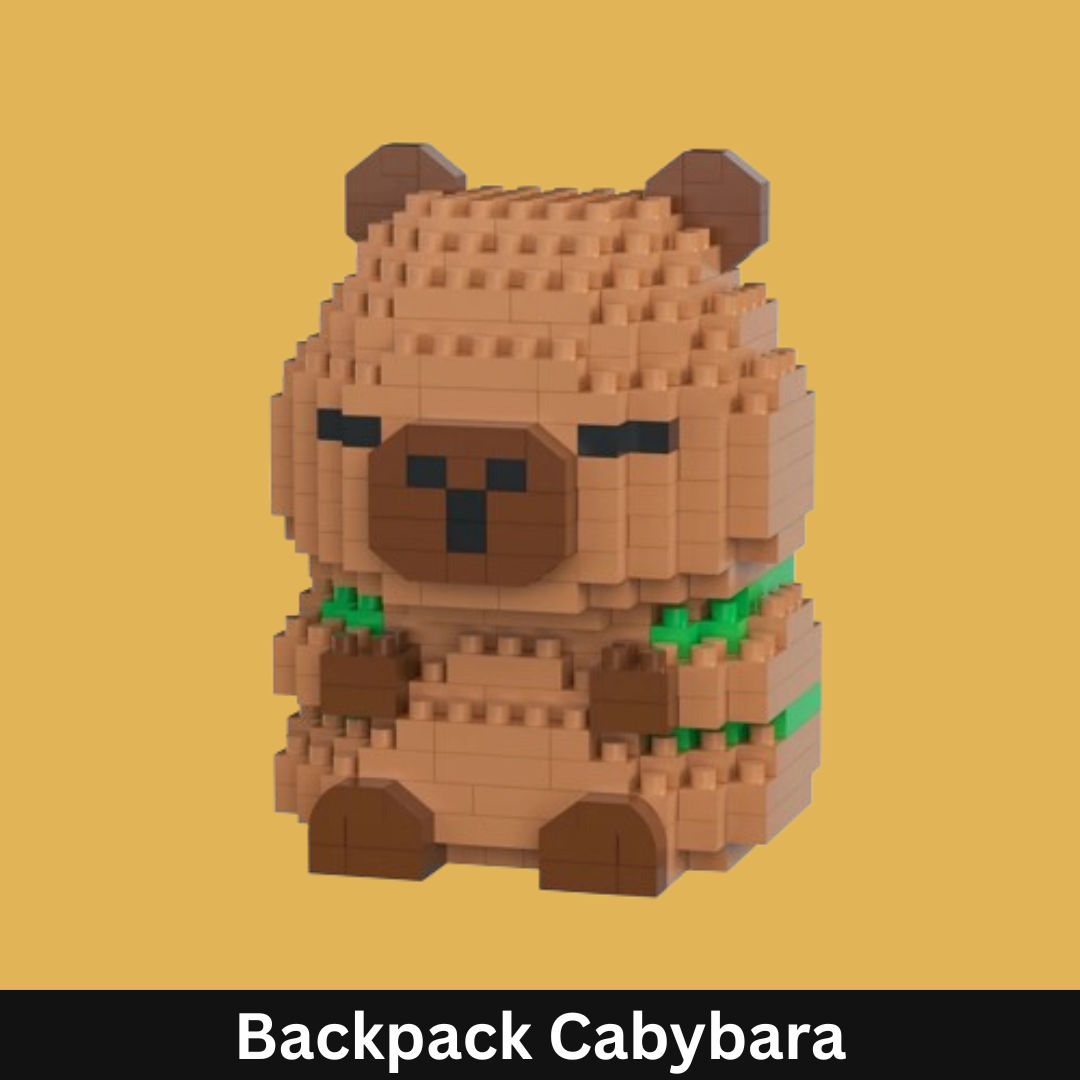 Cute Capybara Building Block Set