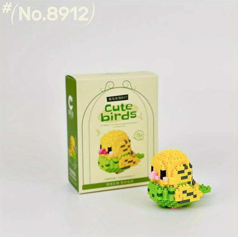 Colorful Parrots Building Block Set