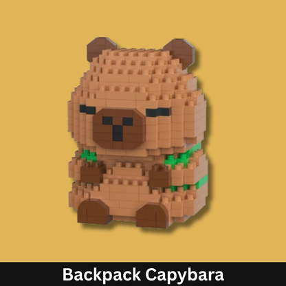 Cute Capybara Building Block Set