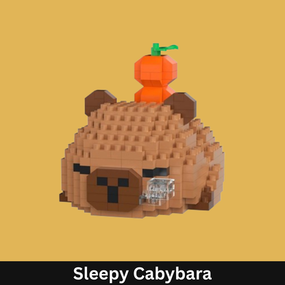 Cute Capybara Building Block Set