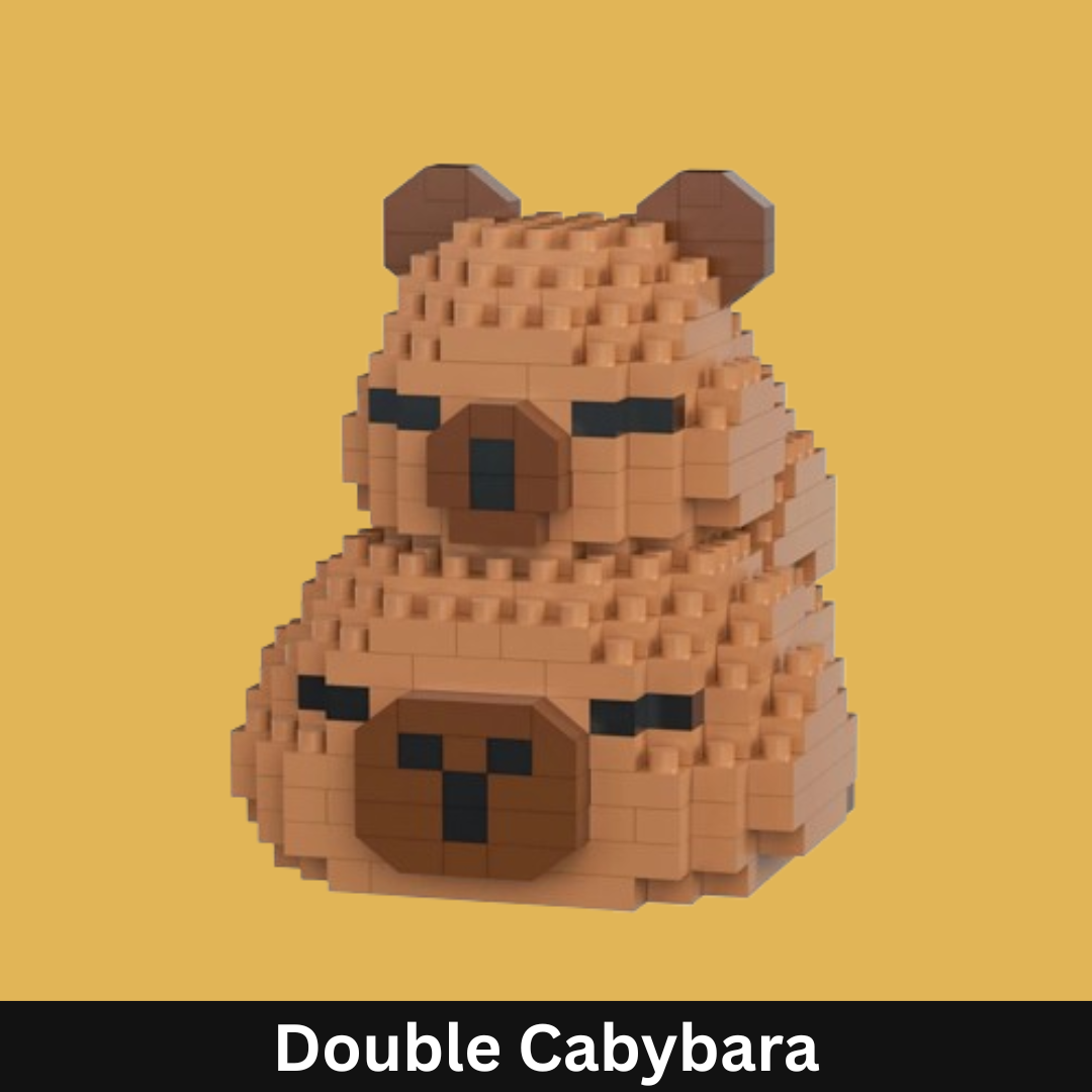 Cute Capybara Building Block Set