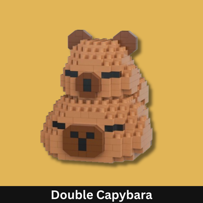 Cute Capybara Building Block Set