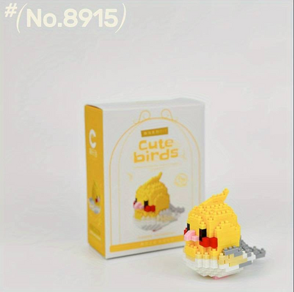 Colorful Parrots Building Block Set