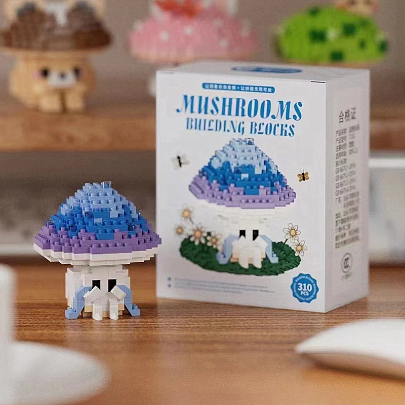 Introverted Mushrooms Building Block Sets