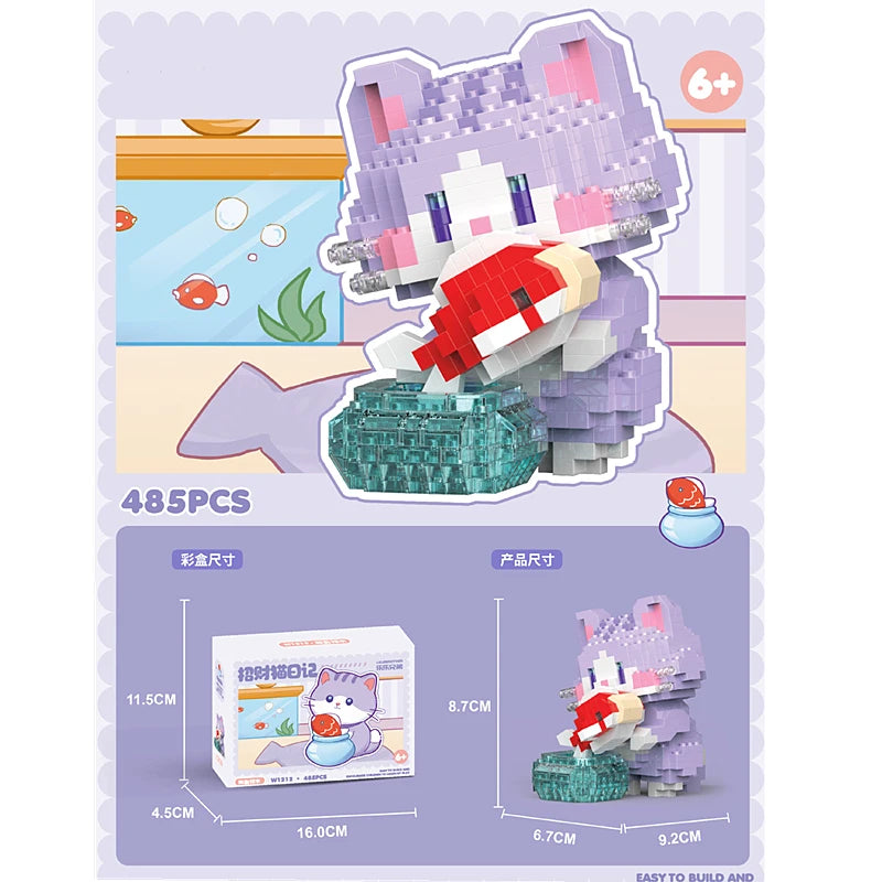 Lucky Cats Building Block Sets