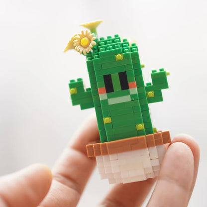 Cheerful Cactus Micro Block Set