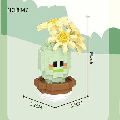 Cheerful Cactus Micro Block Set