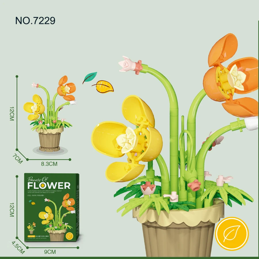 Flower Series Building Block Set