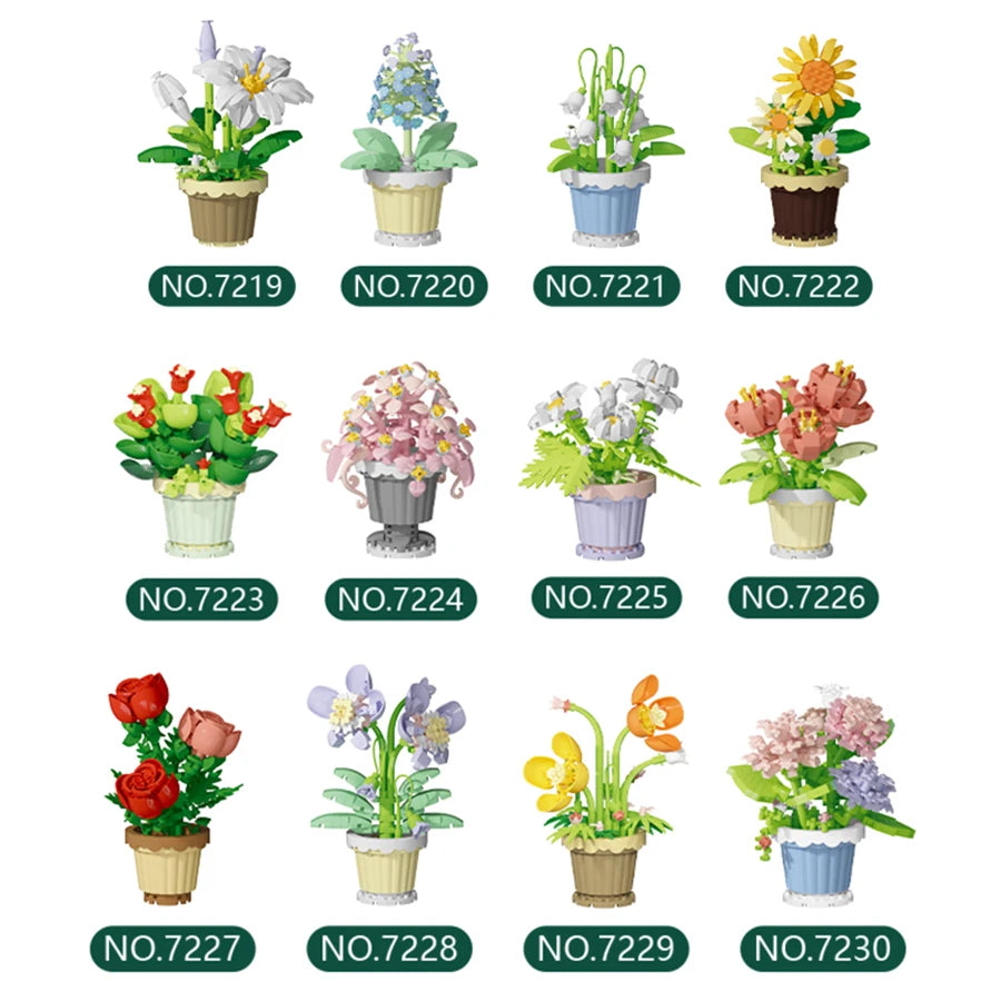 Flower Series Building Block Set