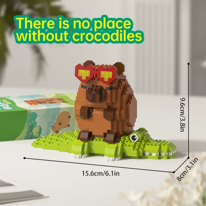 Happy Capybara Building Block Sets