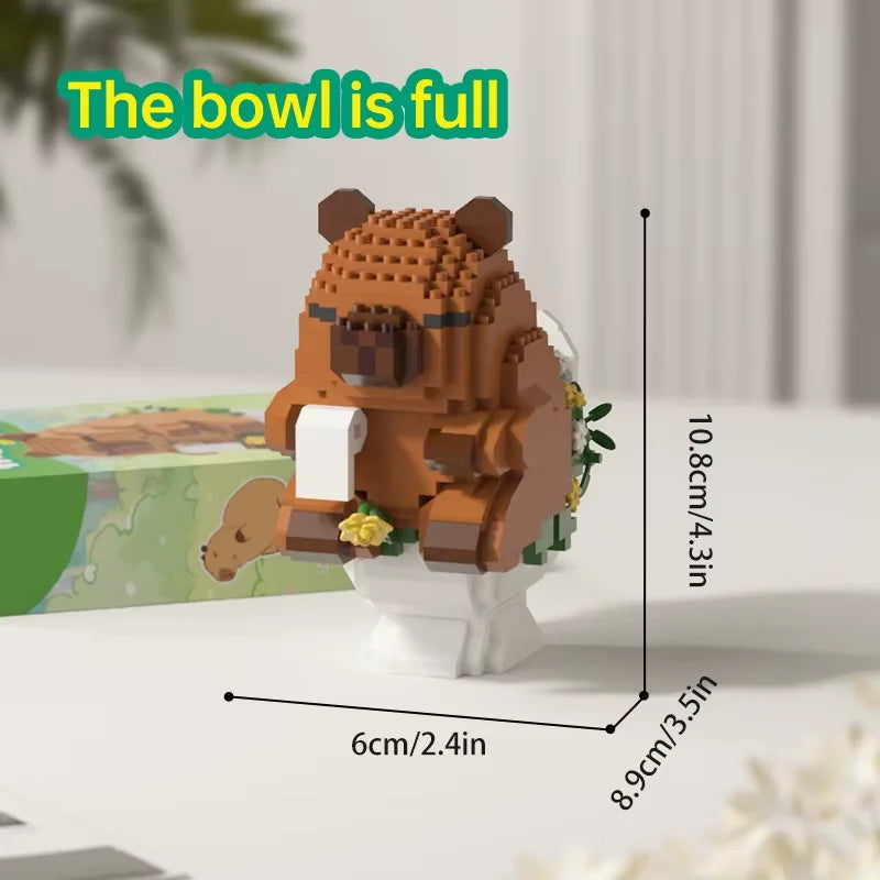 Happy Capybara Building Block Sets