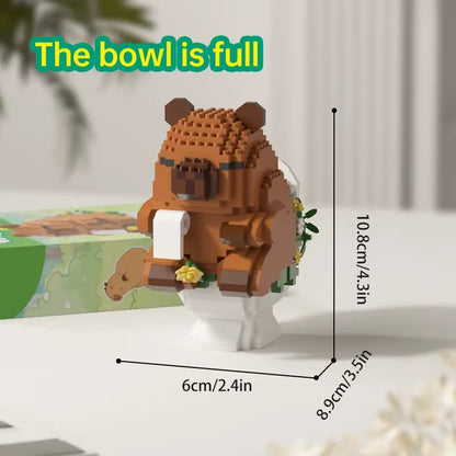 Happy Capybara Building Block Sets
