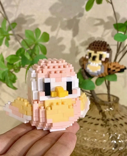 Colorful Parrots Building Block Set