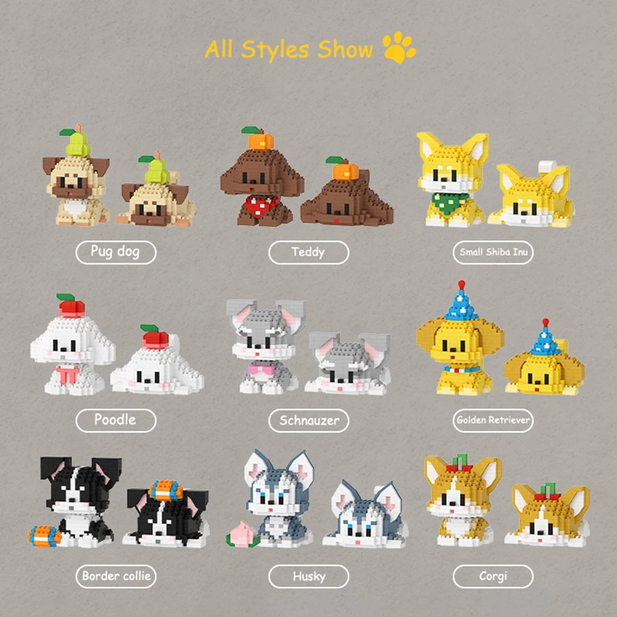 Dog Series Building Block Set