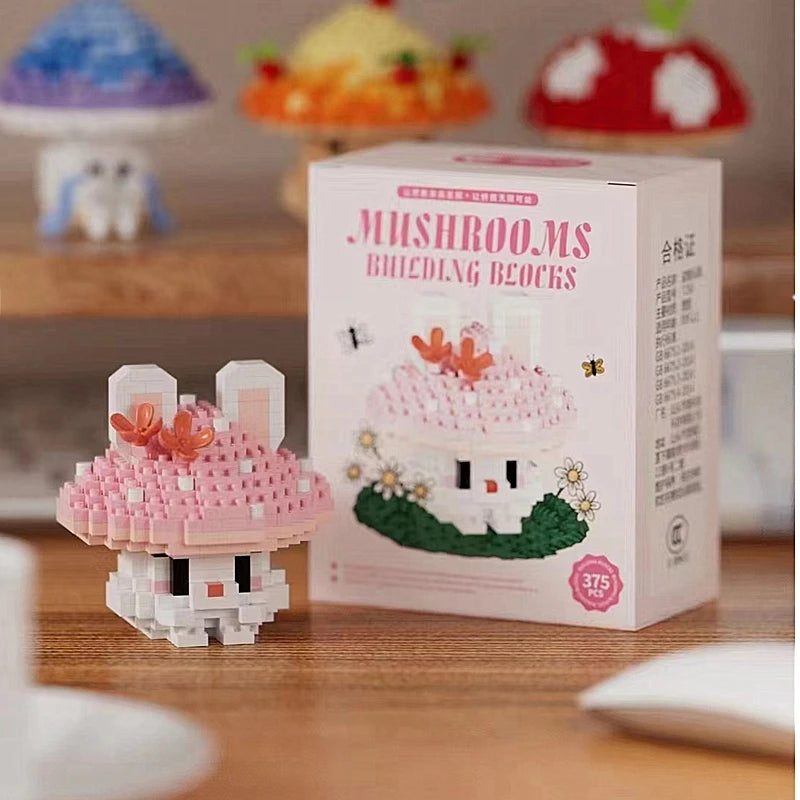 Introverted Mushrooms Building Block Sets