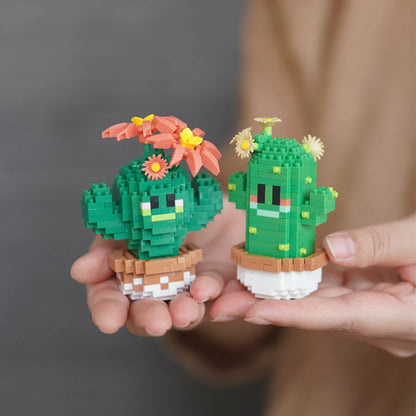 Cheerful Cactus Micro Block Set