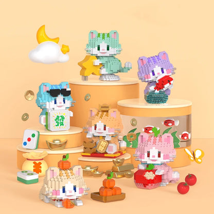 Lucky Cats Building Block Sets