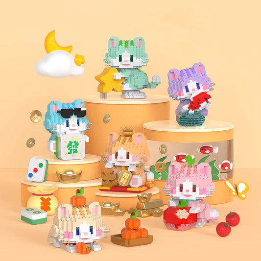 Lucky Cats Building Block Sets