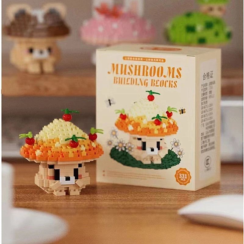 Introverted Mushrooms Building Block Sets