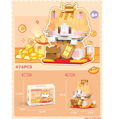Lucky Cats Building Block Sets