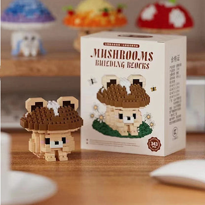 Introverted Mushrooms Building Block Sets
