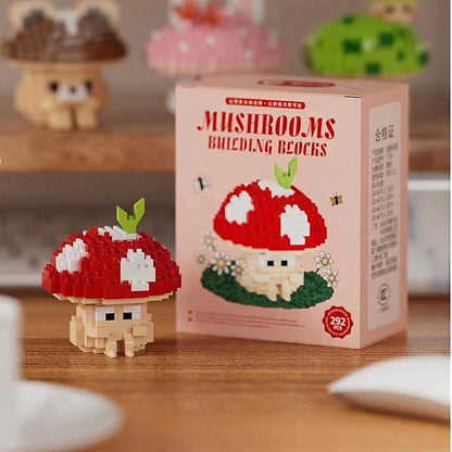 Introverted Mushrooms Building Block Sets