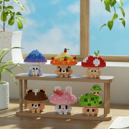 Introverted Mushrooms Building Block Sets