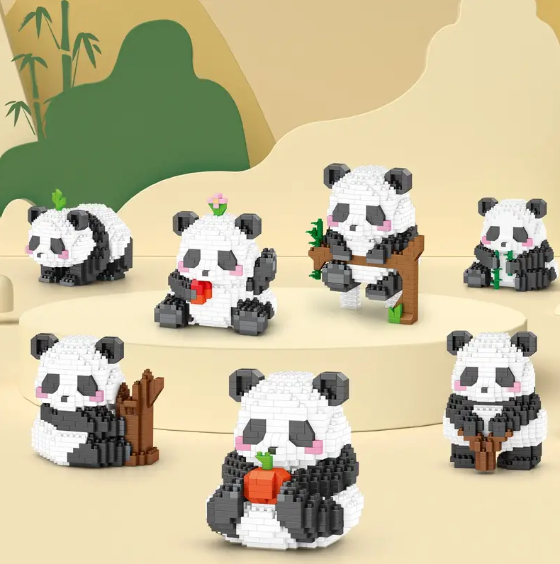 Panda Series Building Block Set